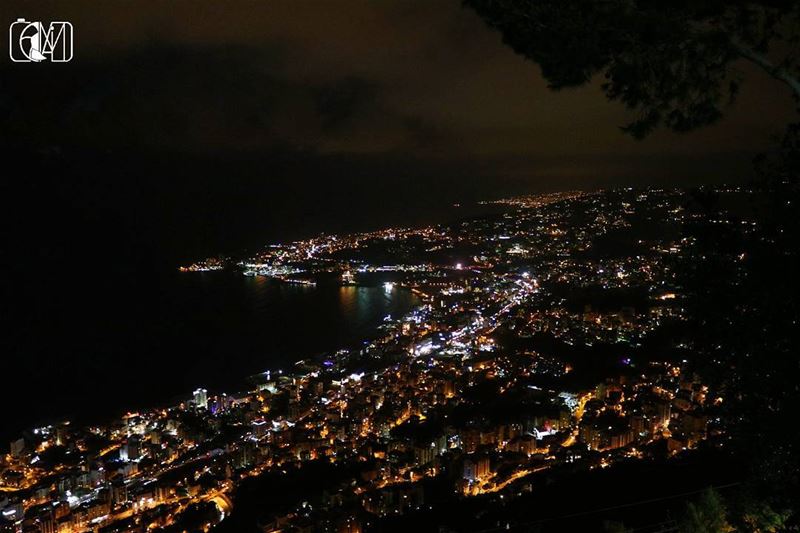  Lebanon  jounieh at  Night  Lights  electricity  livelovejounieh ... (Joünié)