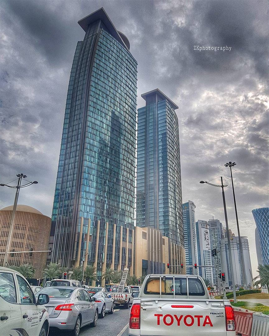 when you're stuck in the traffic 😊 * amazing_qatar  qatarism ... (City Center Doha)