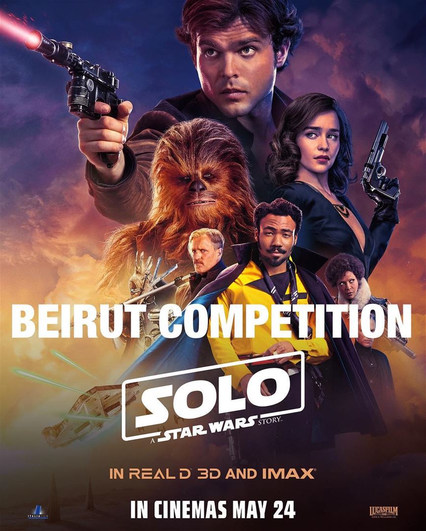 WIN exclusive avant premiere tickets for SOLO: A Star Wars Story on... (Beirut, Lebanon)