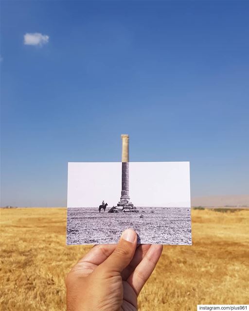 100+ years later 📍The old photo was taken between 1900 and 1920 by the "A (Îaât, Béqaa, Lebanon)