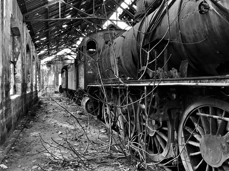 1911 Tripoli's Old train station  lebanon  blackandwhitephotography ... (Tripoli Train Station)