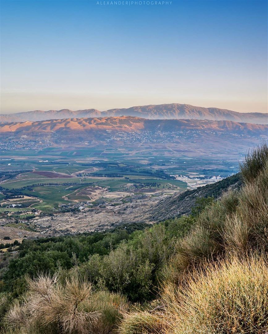 A beautiful summer evening | West Bekaa and Mount Hermon 2830m High as... (West Bekaa)