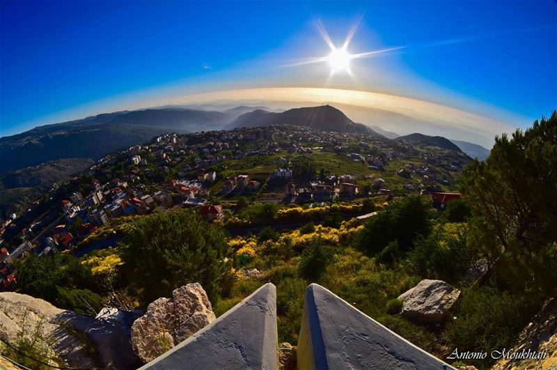 A beautiful sunset that was mistaken for a... (Ehdène, Liban-Nord, Lebanon)