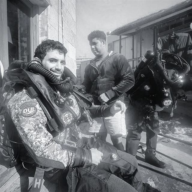 A diver's smile -  ichalhoub in  Batroun north  Lebanon shooting with ...