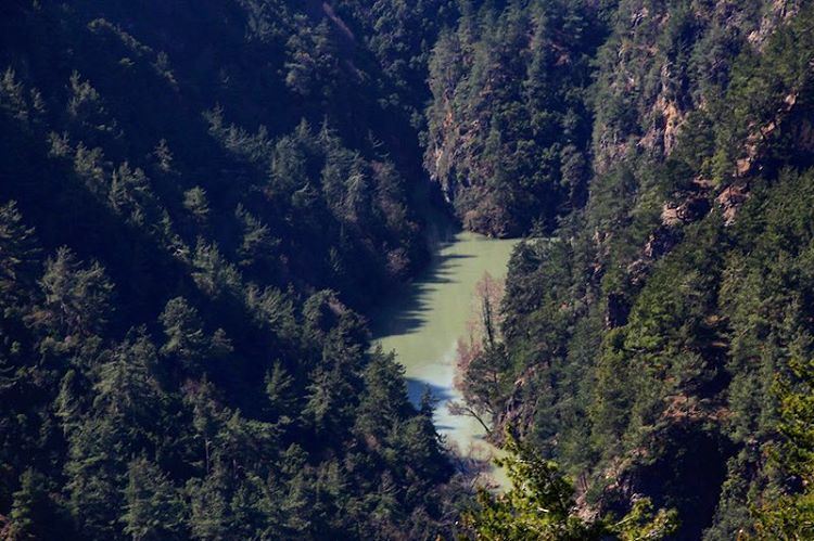 A piece of Heaven 🌲  a7labaladbil3alam  photo  love  photography  camera ... (Chouwen Lake)