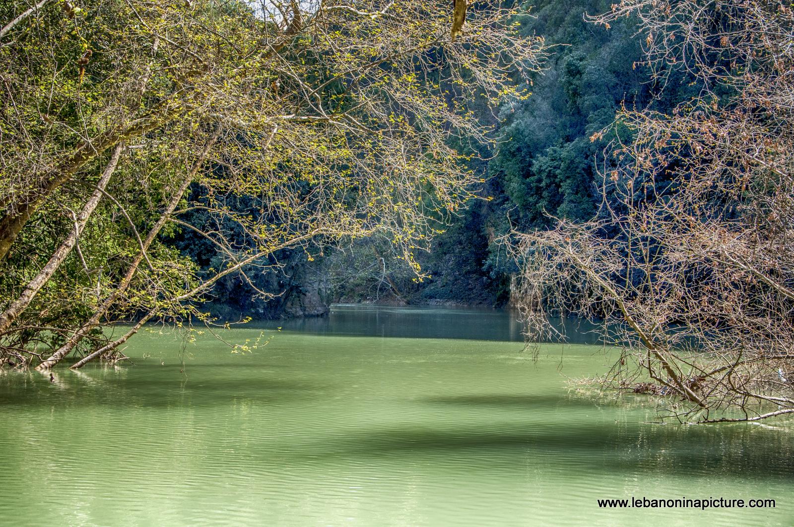 A small lake in a hidden place near Yahchouch