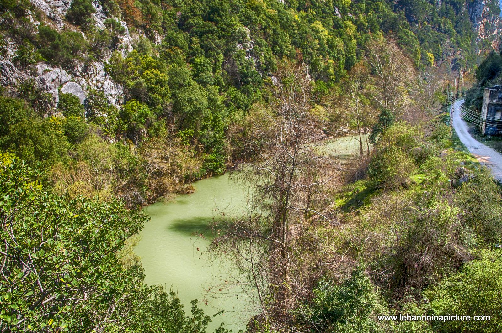 A small lake in a hidden place near Yahchouch