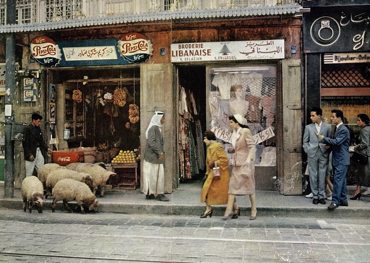 A street in Beirut 1963