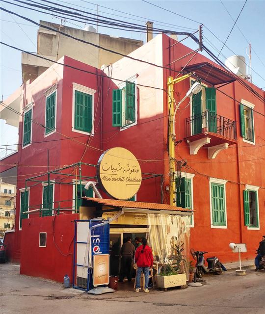 A very patriotic building 🇱🇧  Lebanon 🇱🇧