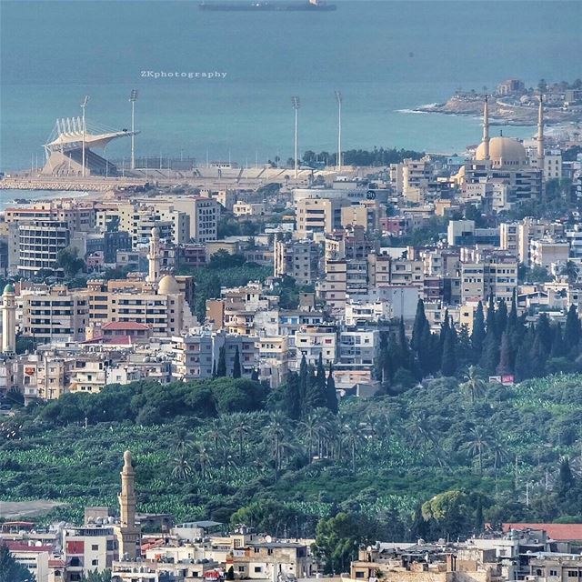 A view of Saida from Maghdouché 🇱🇧 * insta_lebanon  ig_lebanon ... (Saïda, Al Janub, Lebanon)