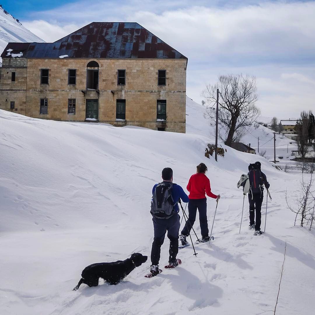 Abandoned city❄️.. lebanon  instagood  house  mountains  webstapick ...