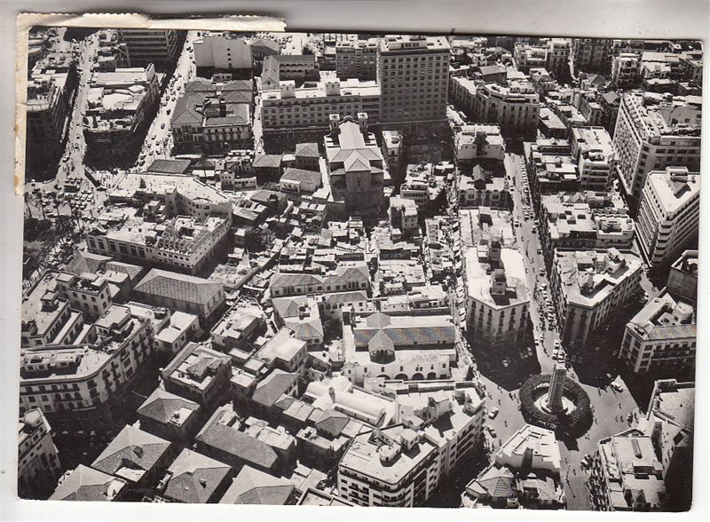 Aerial view of Beirut  1960s