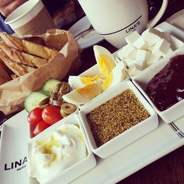 All happiness depends on a leisure breakfast, even if it's late!!!!!!  (Lina's)