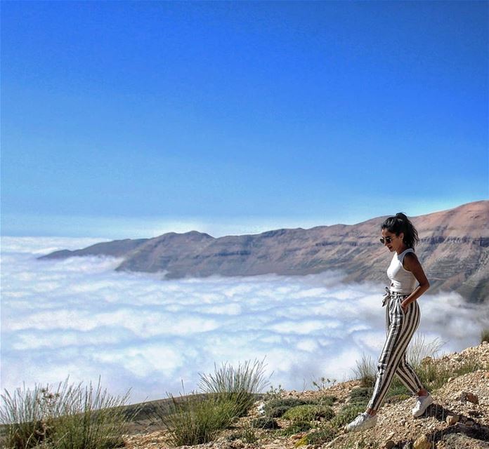 All of us have a place in history. Mine is above the clouds 🔝 (El Arz, Liban-Nord, Lebanon)