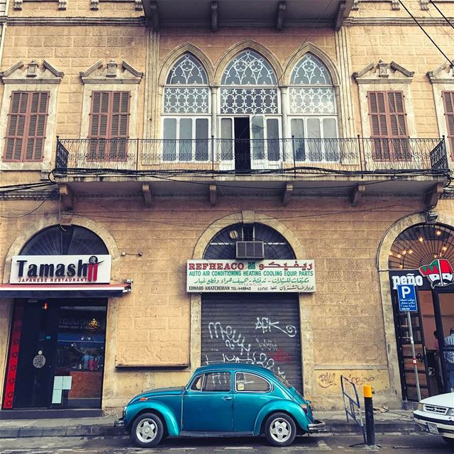 Almost solo parking because it's Sunday 💙😌 theweekoninstagram ... (Beirut, Lebanon)