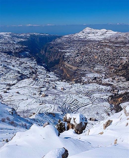 Amazing view from  quâdiPhoto by @wsinghbartlett Share the beauty of ... (El Quâdi, Liban-Nord, Lebanon)