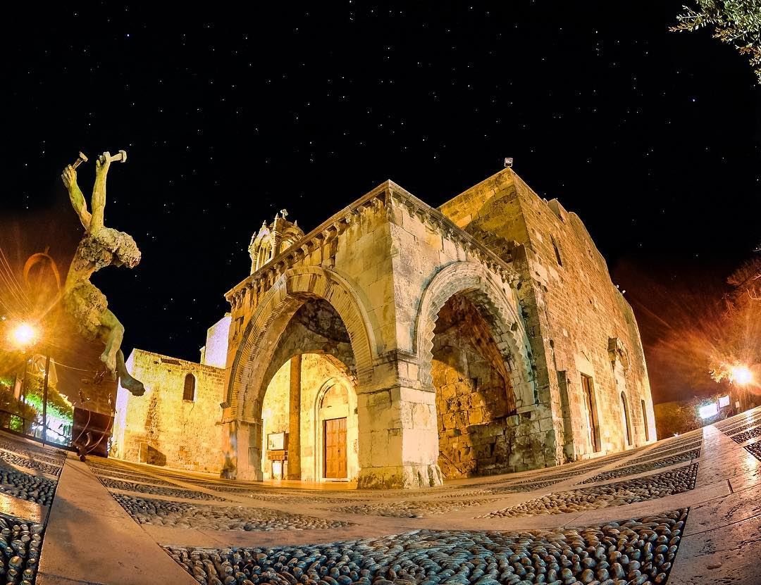 "And the gates of Hades will not overcome it."  church  stars  lebanon ...