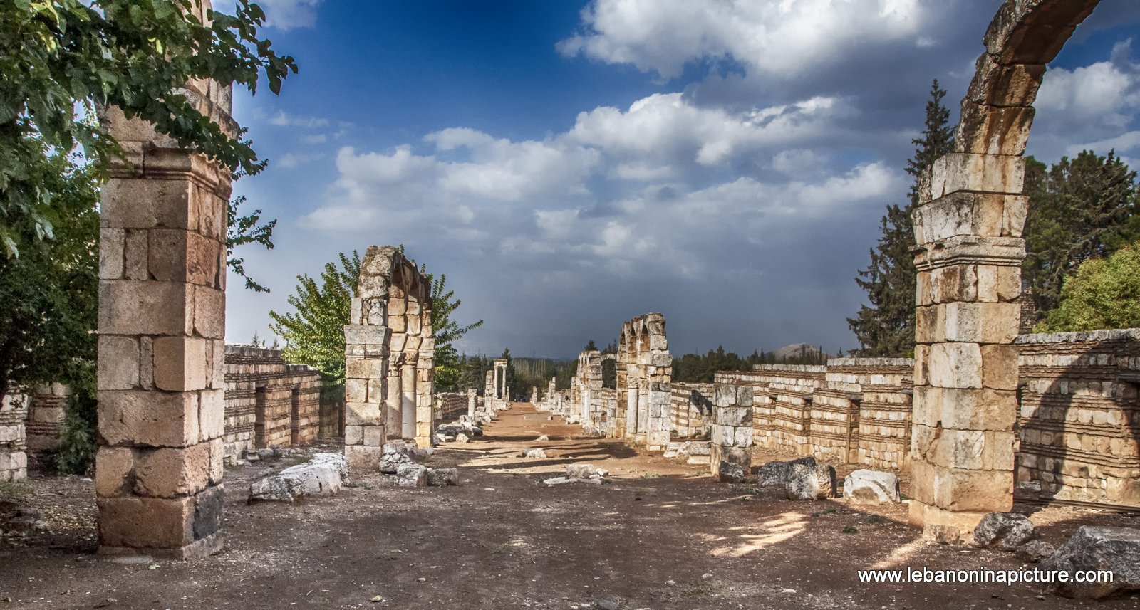 Anjar Ruins Bekaa Lebanon