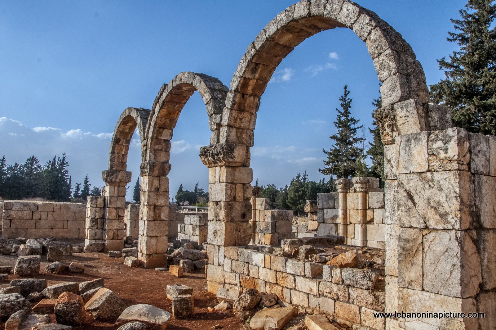 Anjar Ruins Bekaa Lebanon