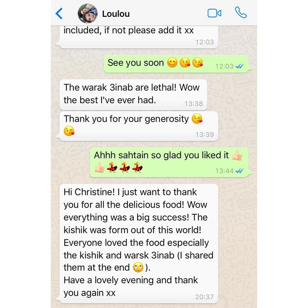 Another happy customer 😊 thank you for your feedback 👍🏻  food...