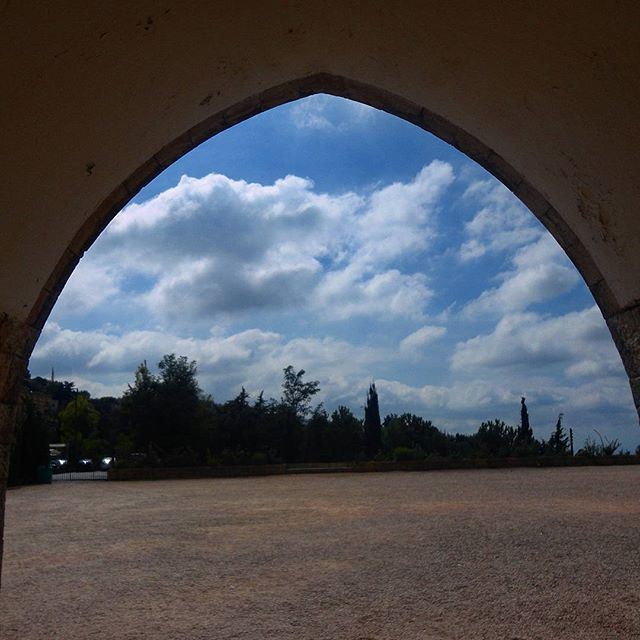 archleb oldarchitecture oldstructure cloudysky clouds (Beit ed-Dine)