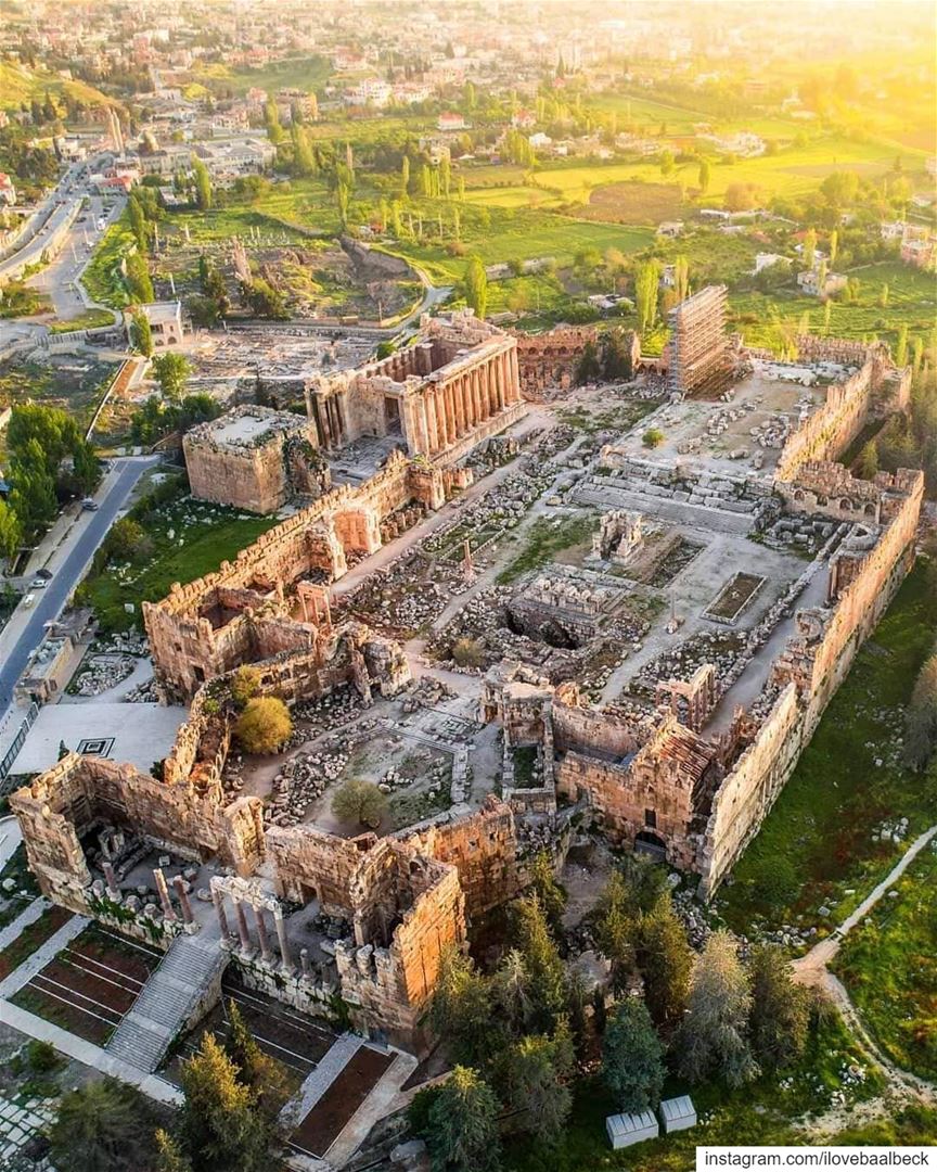  Baalbeck like never seen before ❤📸 Pilot admin Rami Rizk Baalbeck ...