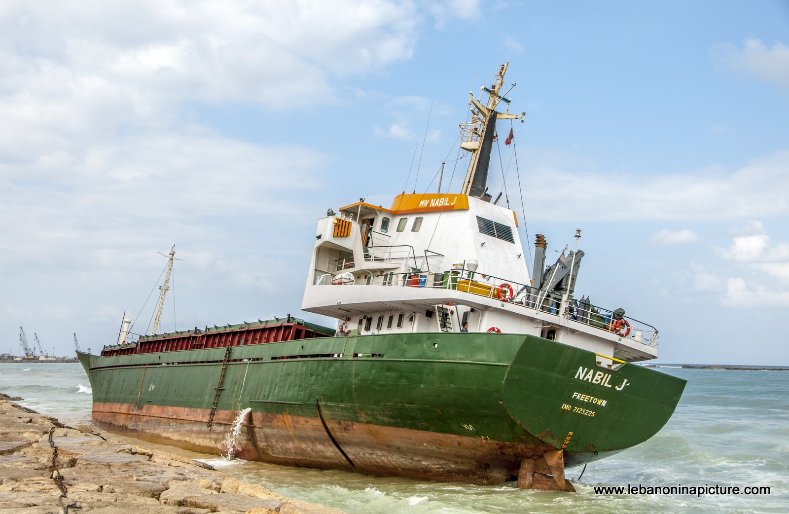 Back Picture of Nabil J the Boat