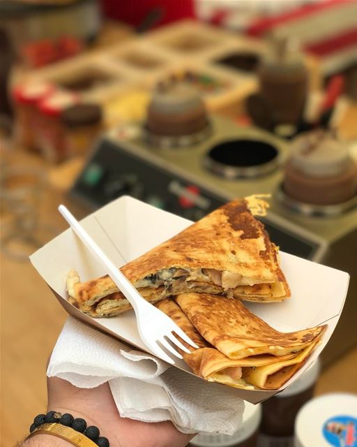 BAEcon + 🍳 + 🍄 + 🌿 + 🧀 crêpe!• lebanonhouses  livelovelebanon ... (Downtown Beirut)