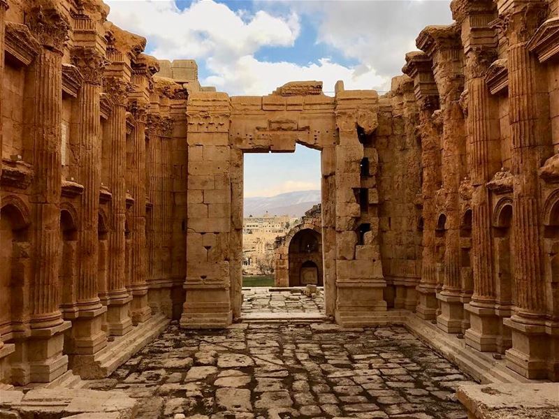 Bakhos temple  baalbek  lebanon  history  romanruins  livelovelebanon ... (Baalbek Temple)