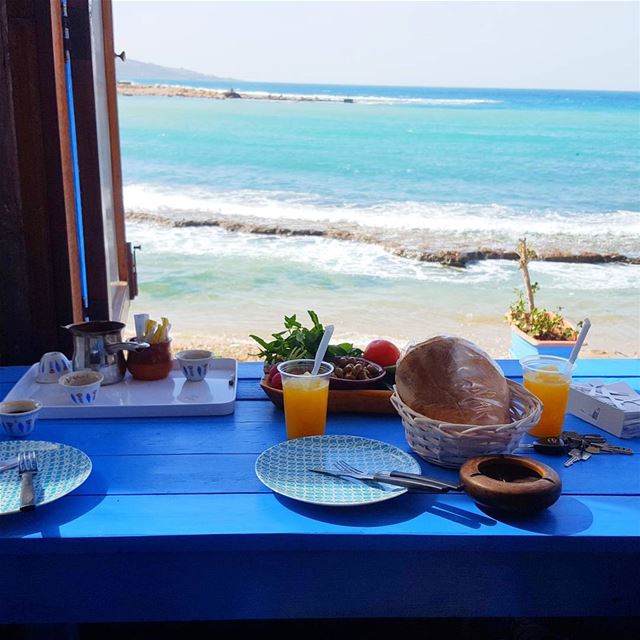  batroun  bahsa_cafe  morning  breakfast  coffeetime  mediterranean  sea ... (Bahsa-Batroun)