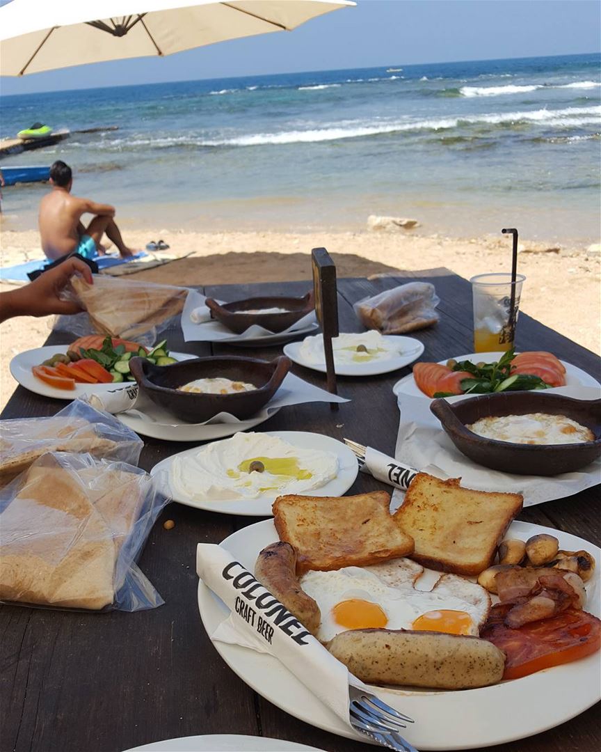  batroun @colonelbeer  morning  breakfast  foodies  foodlover ... (Colonel Beer Brewery)