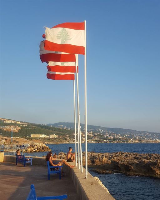  batroun  flag  bebatrouni  lebanon  northlebanon  livelovelebanon ... (San Stephano Resort - Batroun)