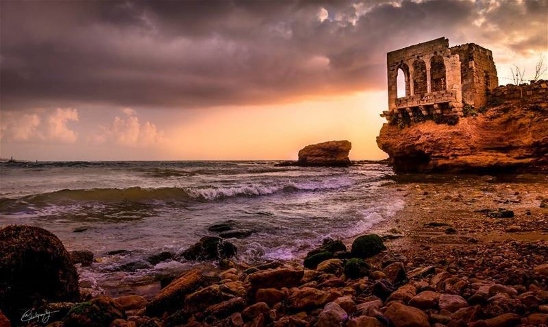  batroun  lebanon  sea  old  ruin  summer  nature  sunset  snapshot  photo... (Batroûn)