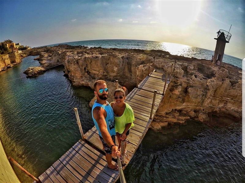  batroun  old  lighthouse  bridge  rocks  batrounbeach  batrouncoast  sea ... (Phoenicien Wall)