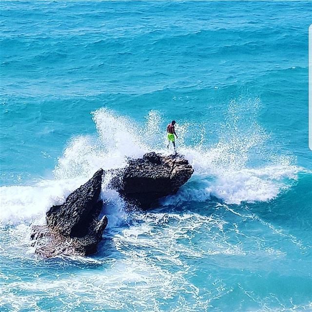  batroun @pierre.and.friends  batrounbeach  batrouncoast  sea  rocks ... (Pierre And Friends - Batroun)