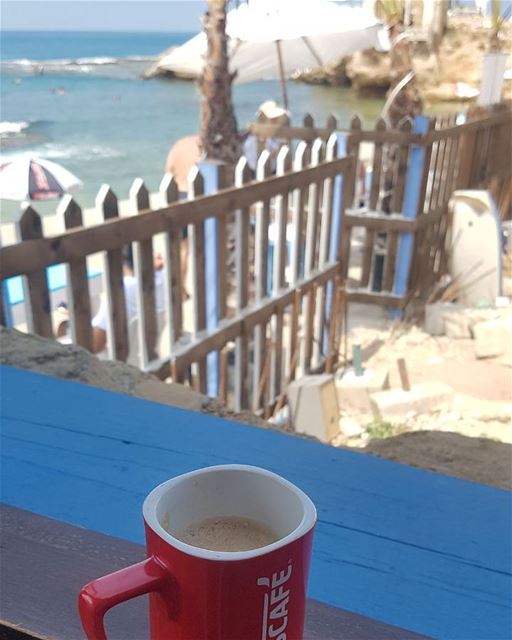  batroun @raysbatroun  morning  coffee  coffeetime  bahsa  mediterranean ... (Bahsa-Batroun)