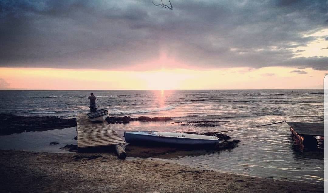  batroun  sunset  beach  sea  mediterraneansea  batrounbeach  batrouncoast... (Batroûn)