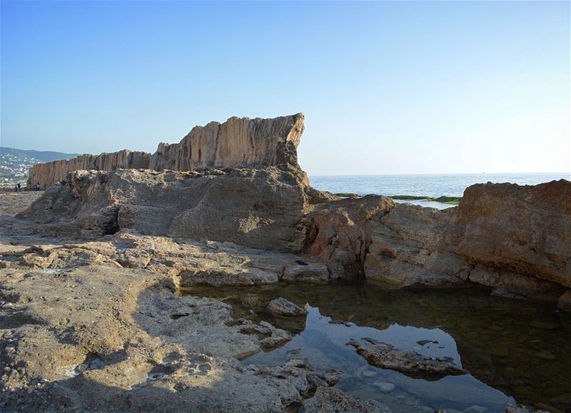 Be Solid like a rock! ~Batroun Phoenician wall  loves_lebanon ... (Batroûn)