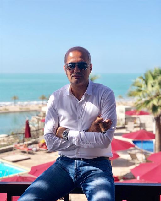 Be yourself because an original is worth more than a copy.  me view cigar... (The Cove Rotana Resort Ras Al Khaimah)