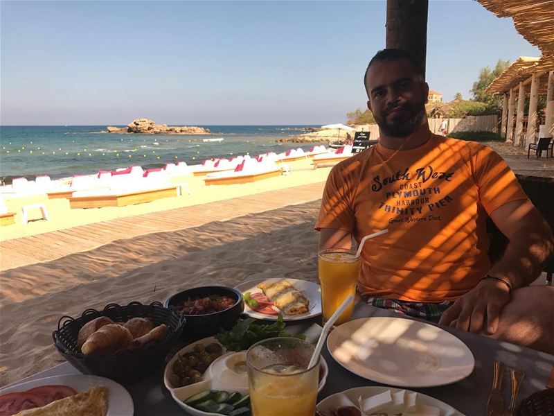 🌞🌊 beach  breakfast  lebanon  Byblos  me  foodlover  kitchen  foodlove ... (Eddésands Hotel & Wellness Resort)