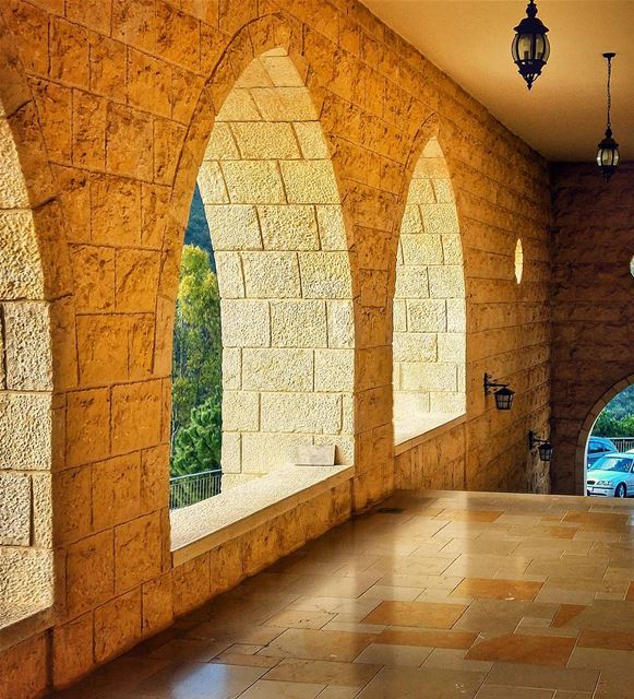 Beautiful architecture ❤ lebanon  nature  naturelovers ... (St Rafqa-Jrebta)