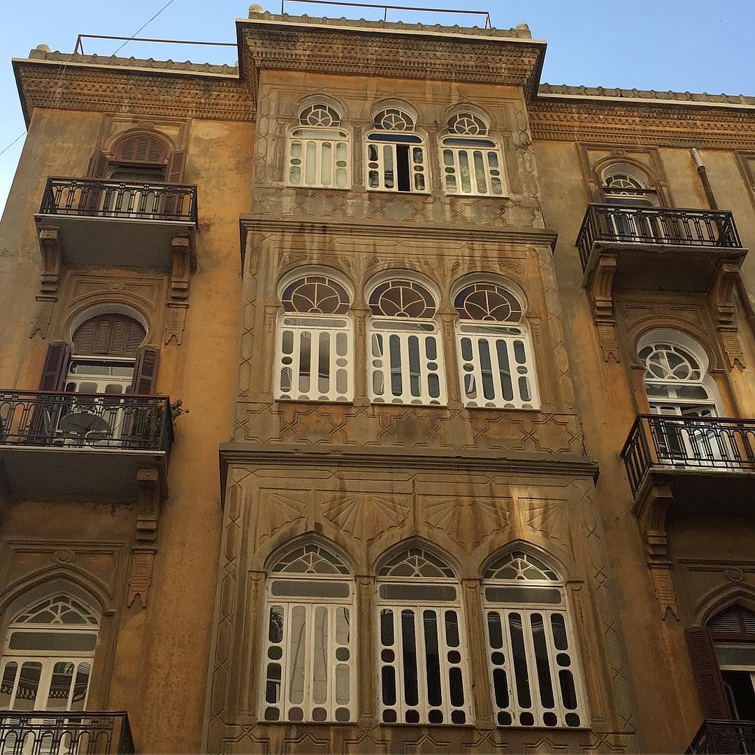  Beautiful  buildings of  Beirut !  instapic  instaphoto  photooftheday ... (Achrafieh, Lebanon)