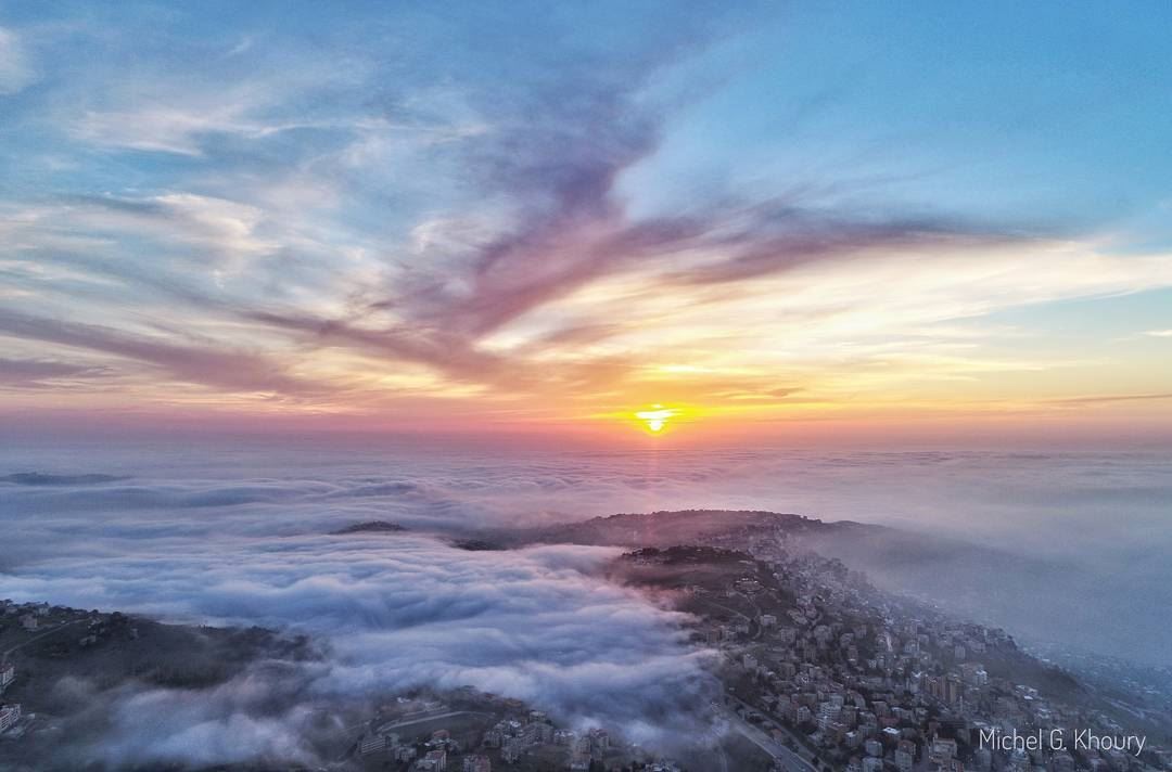 Beautiful Sunsets need cloudy skies... AboveLebanon  Lebanon ...