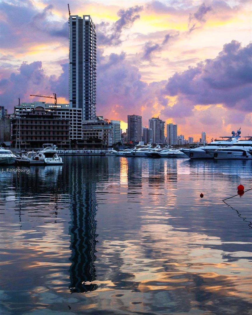 Because endings come often beautiful @livelovebeirut (Zaitunay Bay)