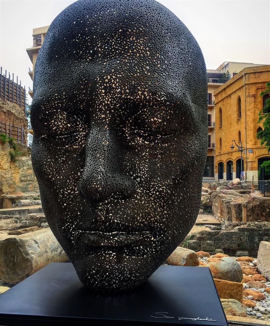 Behind every Mask there is a Face , and behind that a History 🏛Beirut... (Downtown Beirut)