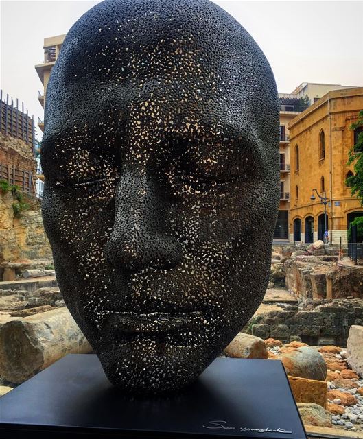 Behind every Mask there is a Face , and behind that a History 🏛Beirut... (Downtown Beirut)