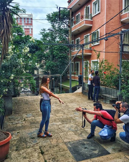 Behind the scenes😆............................................За кадром� (Beirut, Lebanon)