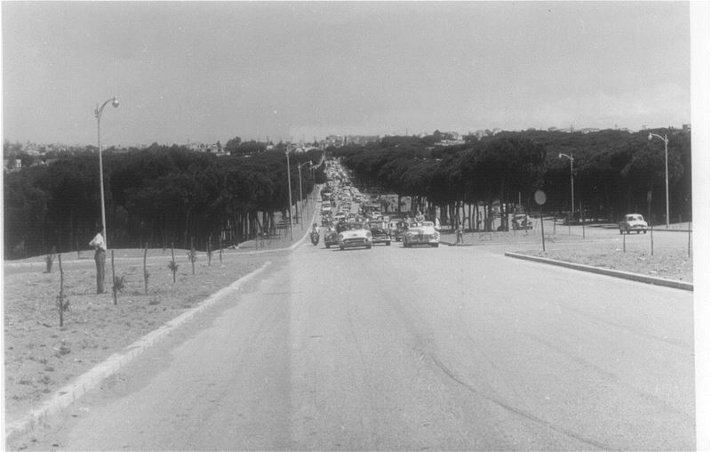 Beirut Airport Road  1958