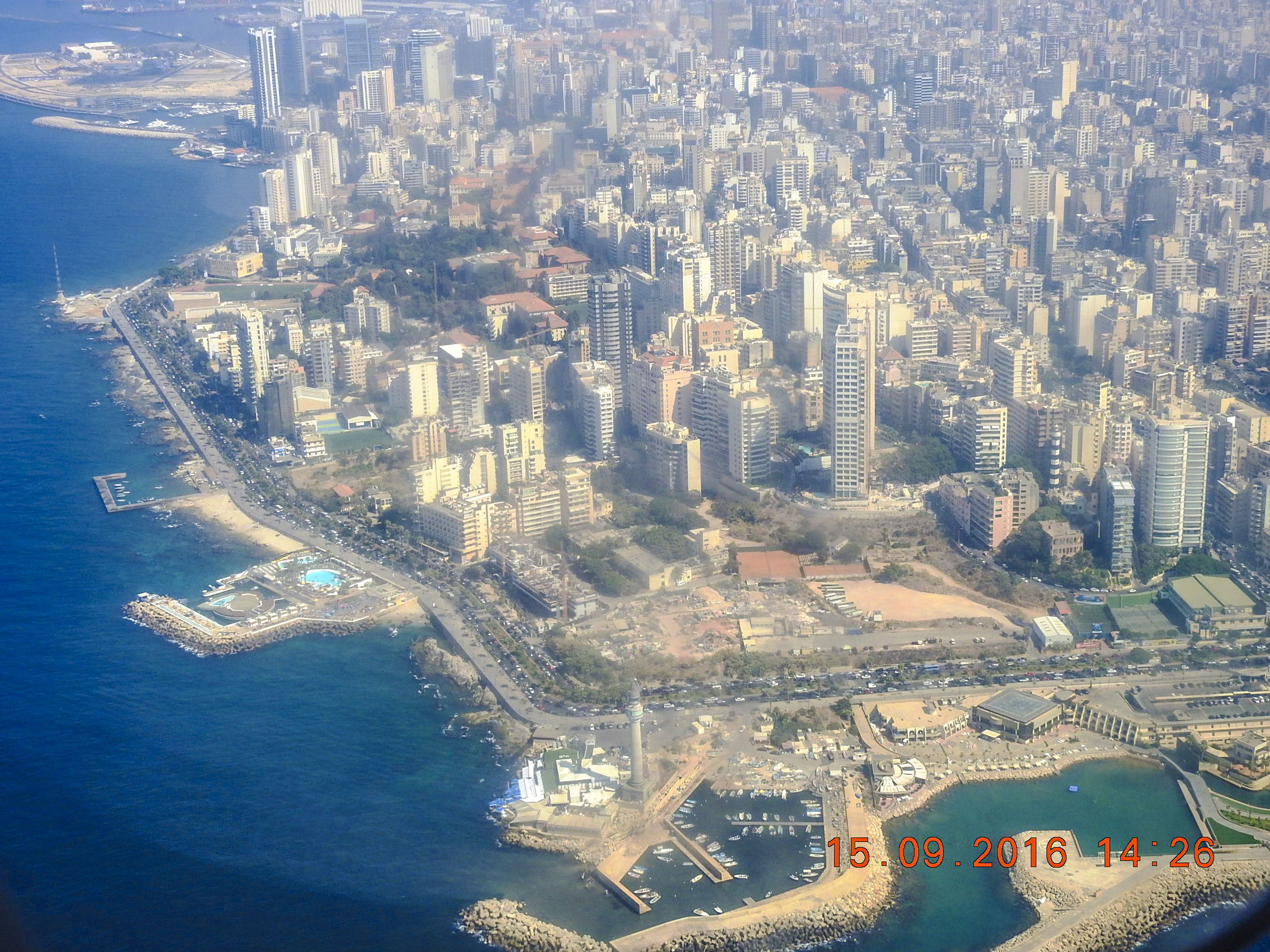 Beirut from sky