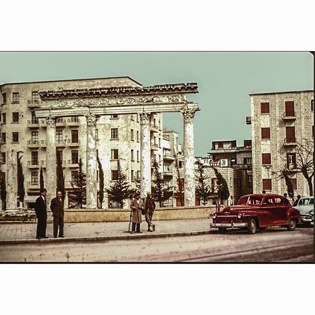 Beirut Near The Museum - Tramway Station , 1956 .